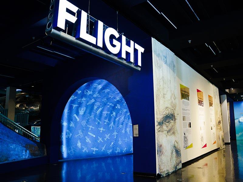 The College of Engineering is now the title sponsor and official education partner for FLIGHT: The Next Leg, a signature aerospace exhibit at the downtown STEM and creativity museum, The Leonardo.