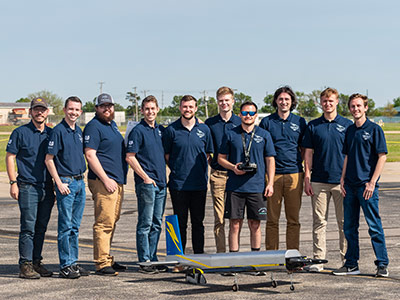 USU Design/Build/Fly Team Wins Big at Kansas Conference | College of Engineering